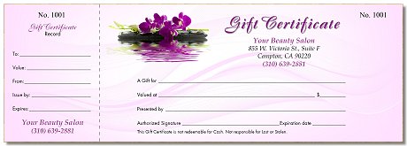 GC19 - Gift Certificates