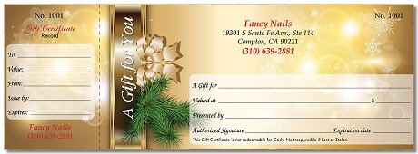 GC33A - Gift Certificates