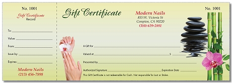 GC35 - Gift Certificates